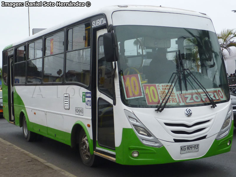 Carrocerías Cruz / Ashok Leyland Eagle 814 / Línea N° 10 Iquique