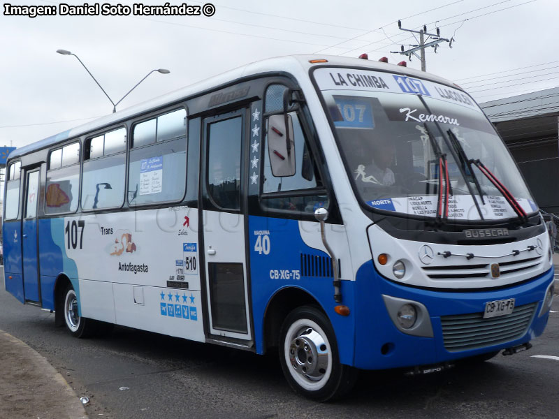 Busscar Micruss / Mercedes Benz LO-915 / Línea N° 107 Trans Antofagasta