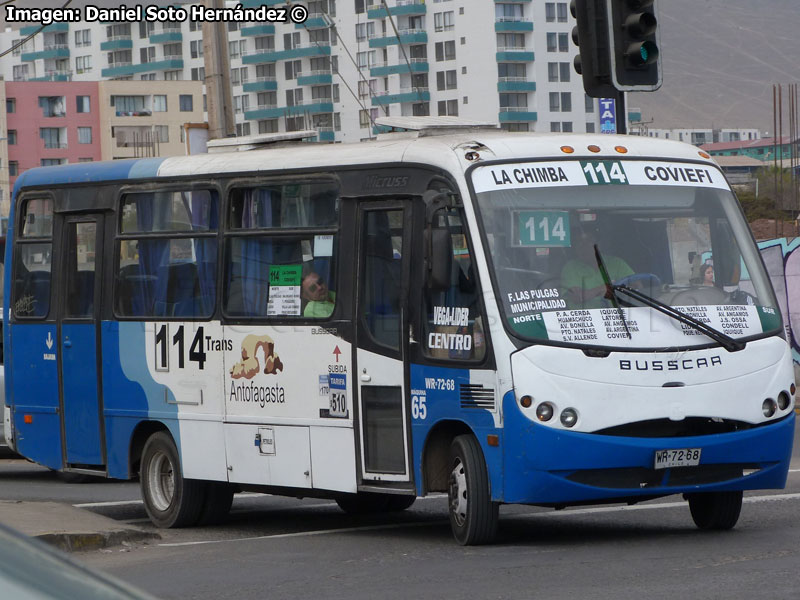 Busscar Micruss / Mercedes Benz LO-914 / Línea N° 114 Trans Antofagasta