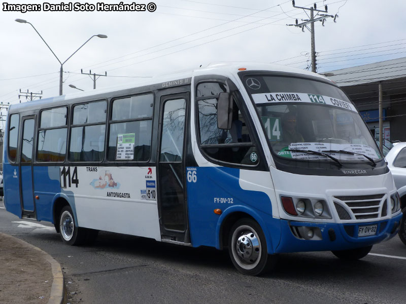 Inrecar Géminis II / Mercedes Benz LO-915 / Línea N° 114 Trans Antofagasta