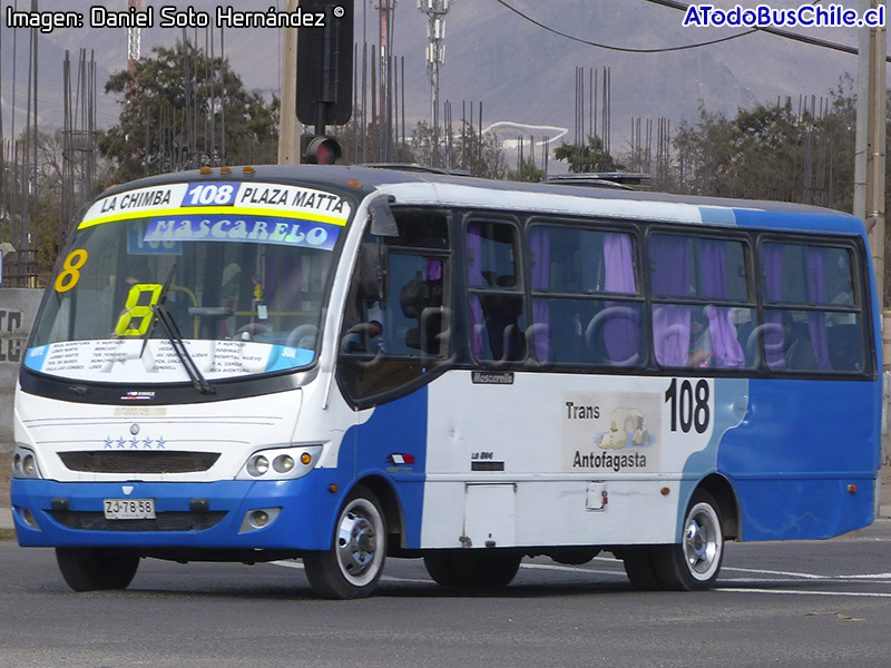 Mascarello Gran Micro / Mercedes Benz LO-914 / Línea N° 108 Trans Antofagasta