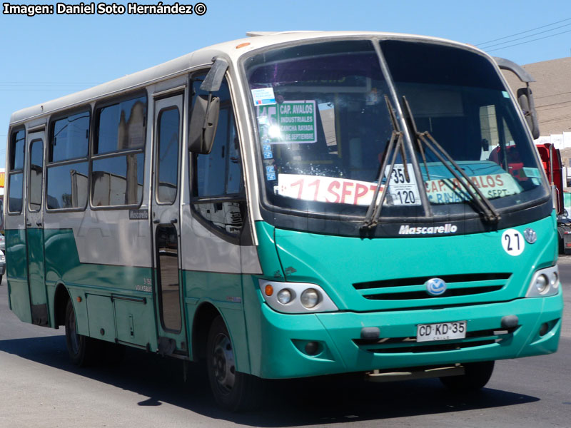 Mascarello Gran Micro / Volksbus 9-150EOD / ETRAPAS S.A. (Recorrido N° 15) Arica