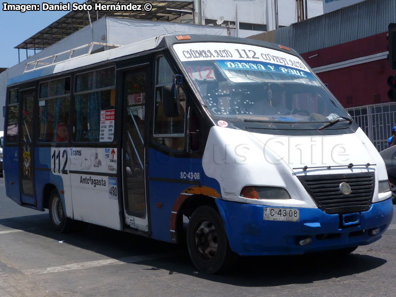 Metalpar Pucará 2000 / Mercedes Benz LO-814 / Línea N° 112 Trans Antofagasta