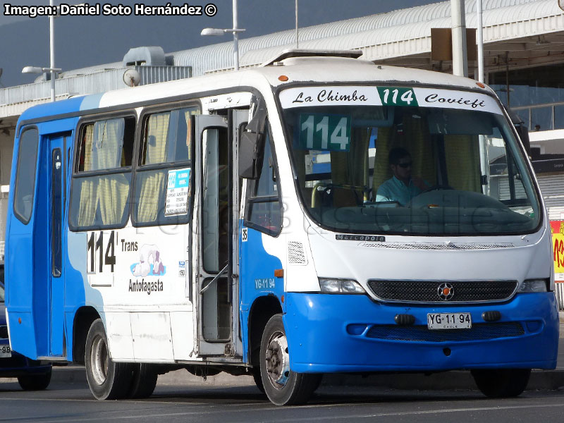 Marcopolo Senior G6 / Mercedes Benz LO-712 / Línea Nº 114 Trans Antofagasta