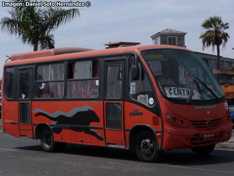 Neobus Thunder + / Mercedes Benz LO-712 / Taxibuses 7 y 8 (Recorrido N° 7) Arica