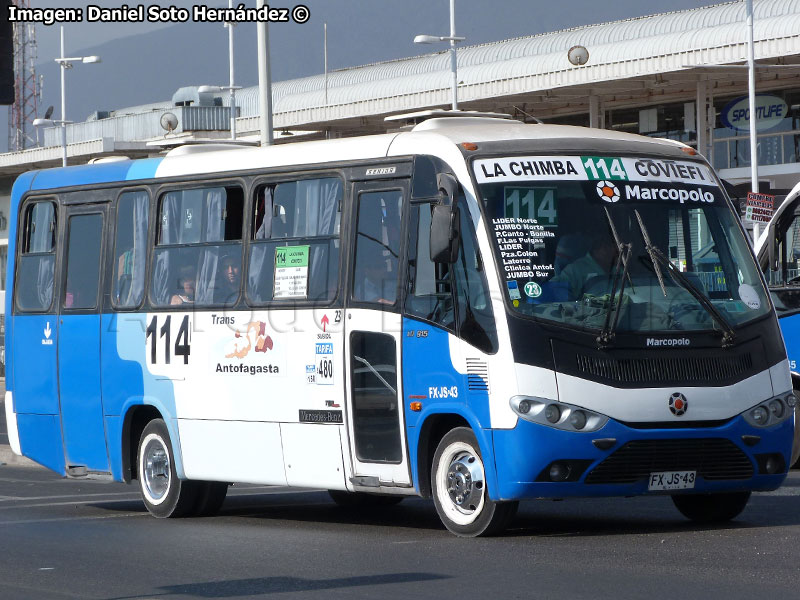 Marcopolo Senior / Mercedes Benz LO-915 / Línea N° 114 Trans Antofagasta