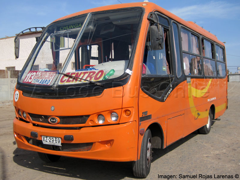 Maxibus Astor / Mercedes Benz LO-712 / Transportes Línea 2 S.A. (Recorrido N° 113) Arica