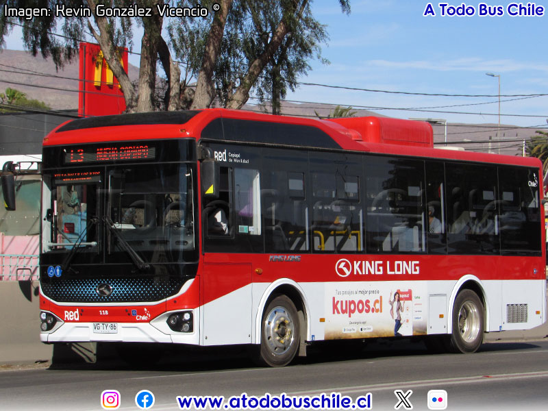 King Long XMQ6900G E-Tech / E.T.P. Nueva Copiapó S.A. Línea N° 3
