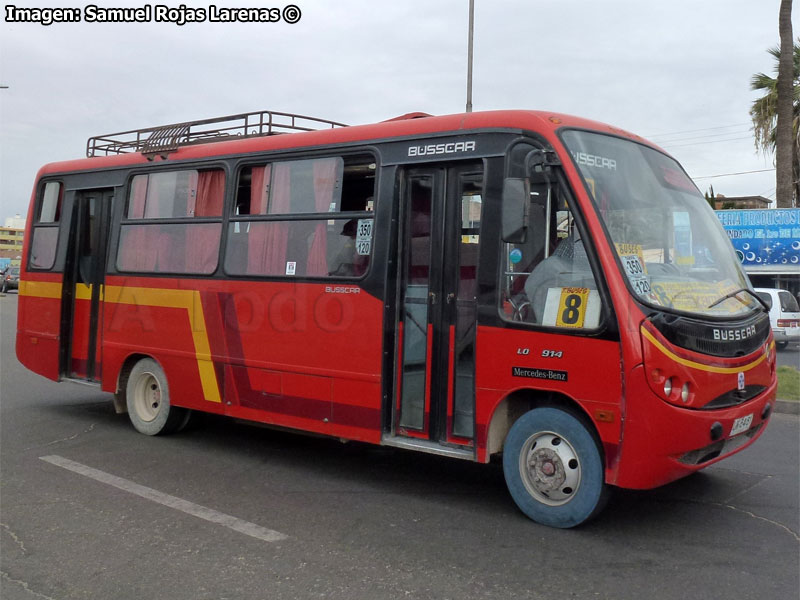 Busscar Micruss / Mercedes Benz LO-914 / Taxibuses 7 y 8 (Recorrido N° 8) Arica