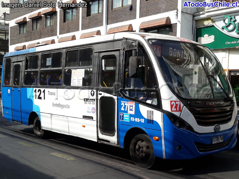 Mascarello Gran Micro / Mercedes Benz LO-915 / Línea N° 121 Trans Antofagasta