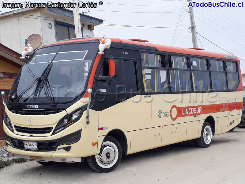 Induscar Caio F-2400 / Mercedes Benz LO-916 BlueTec5 / Línea Intercomunal Sur LINCOSUR (La Serena)