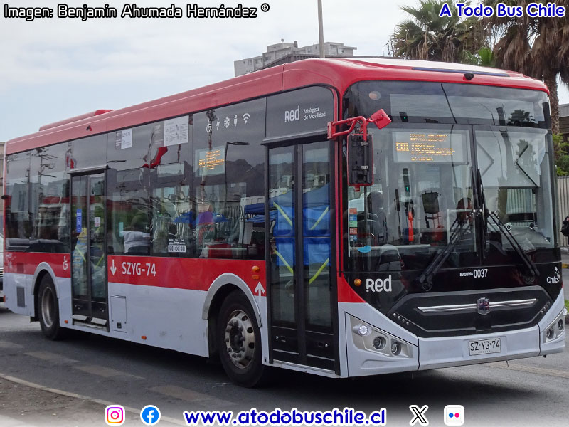 Zhong Tong LCK6106EVG / Línea E-01 Red Antofagasta de Movilidad