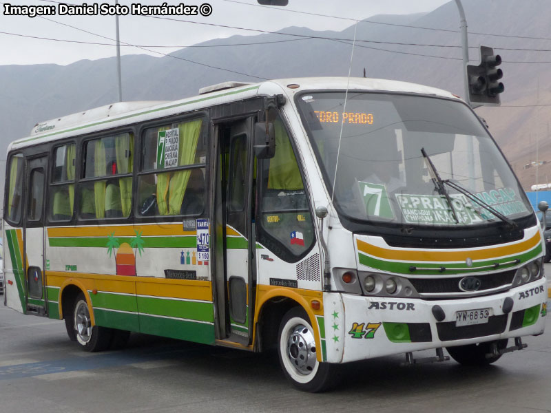 Maxibus Astor / Mercedes Benz LO-915 / Línea N° 7 Iquique