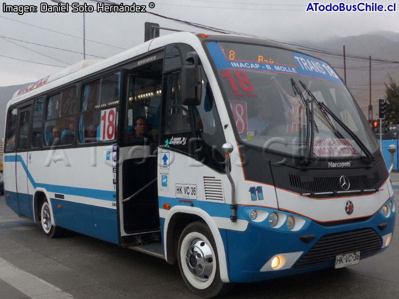 Marcopolo Senior / Mercedes Benz LO-915 / Línea N° 18 Iquique