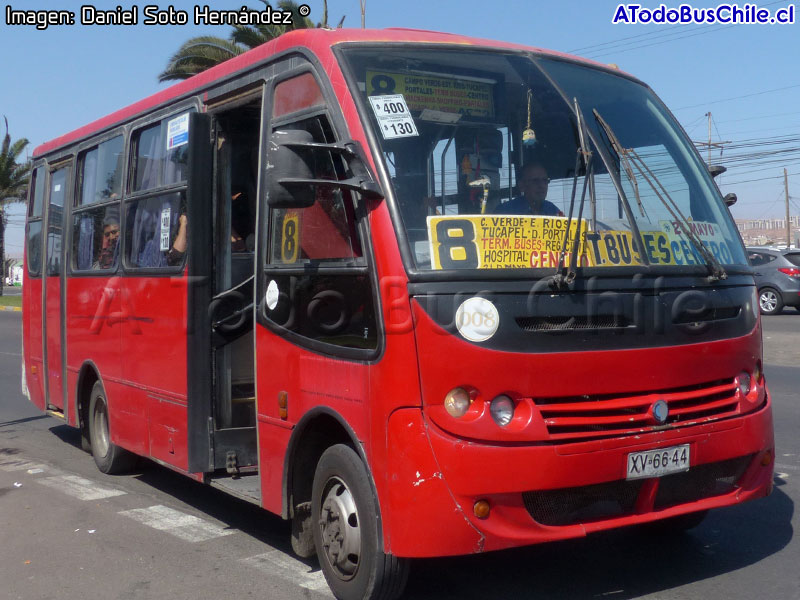 Induscar Caio Piccolo / Mercedes Benz LO-712 / Línea N° 8 Arica