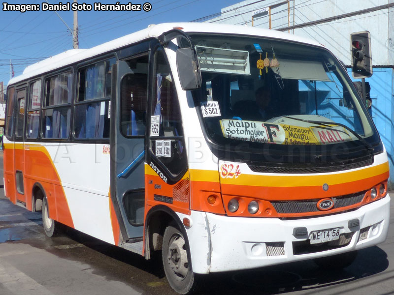 Maxibus Astor / Mercedes Benz LO-914 / Variante F Línea Nº 177 S.A. (Calama)