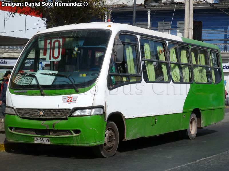 Marcopolo Senior G6 / Mercedes Benz LO-914 / Línea Nº 110 Trans Iquique