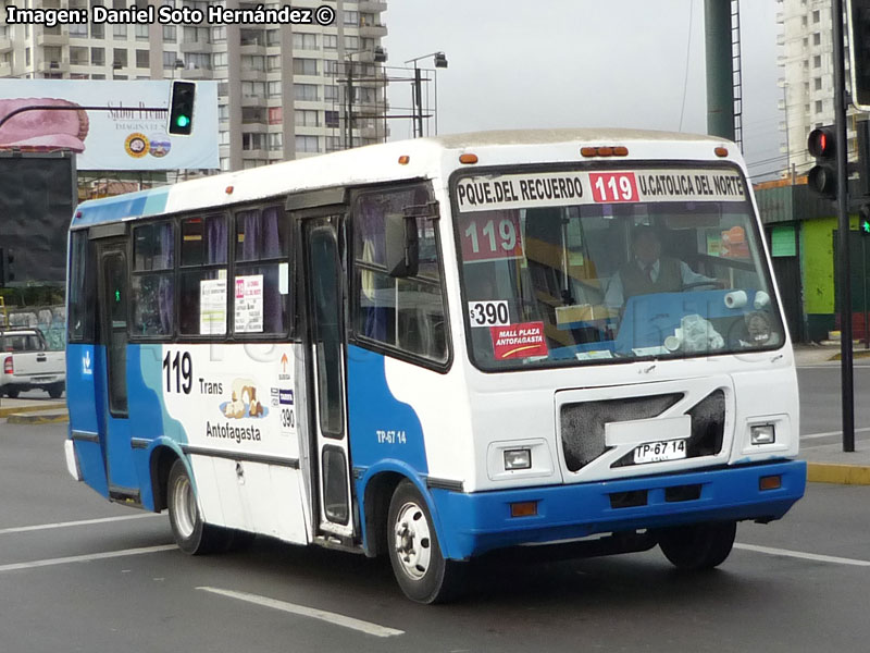 Carrocerías CATOSA  / DIMEX 433-160 / Línea Nº 119 Trans Antofagasta