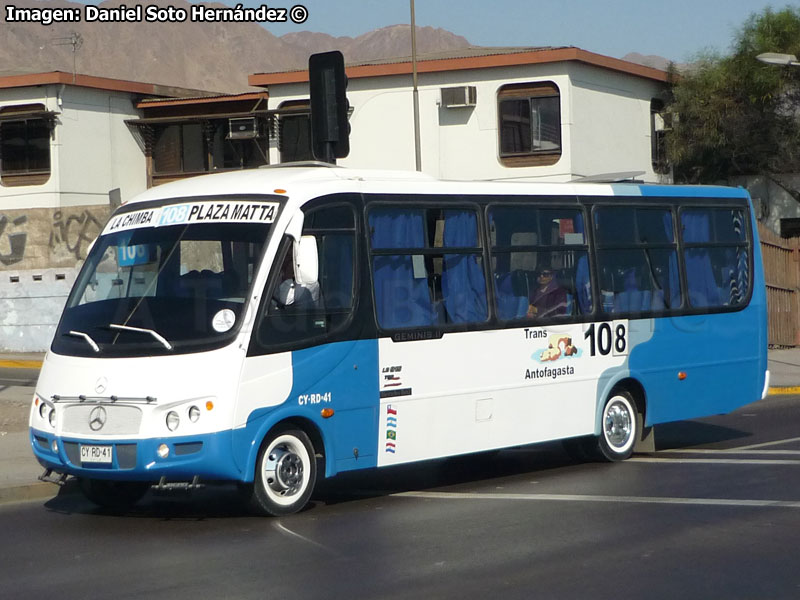 Inrecar Géminis II / Mercedes Benz LO-915 / Línea Nº 108 Trans Antofagasta