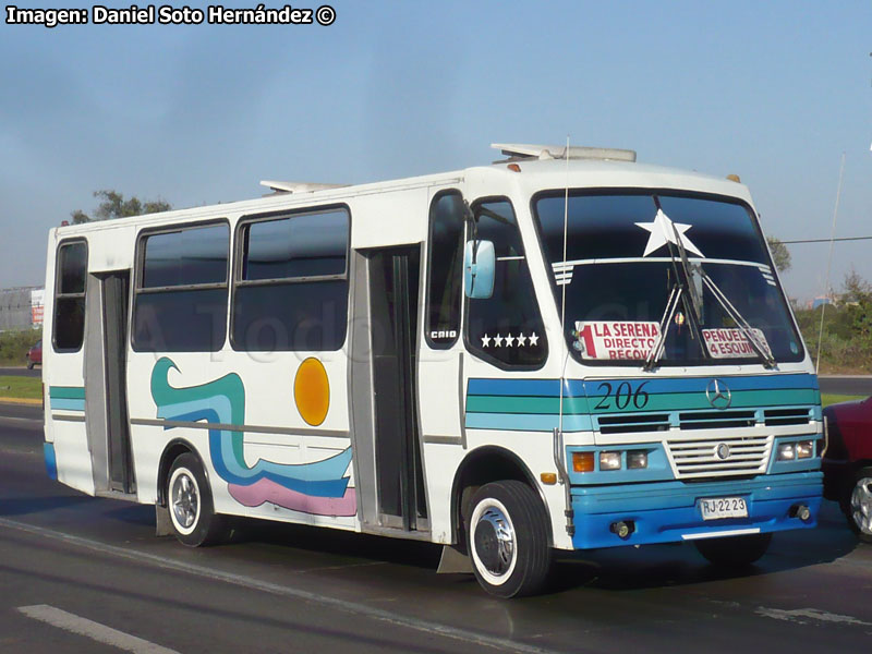 Caio Carolina V / Mercedes Benz LO-814 / Línea San Juan Coquimbo LISANCO