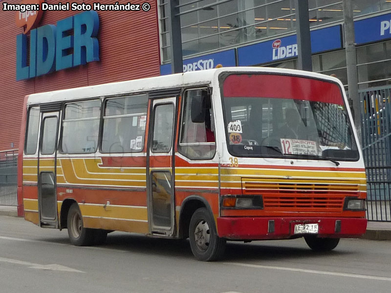 Metalpar Pucará II / Mercedes Benz OF-812 / Línea Sol de Atacama Variante Nº 12 (Copiapó)