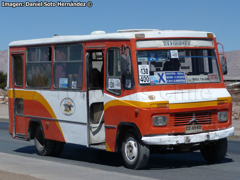 Metalpar Llaima / Mercedes Benz LO-708E / Línea X Transportes Ayquina S.A.