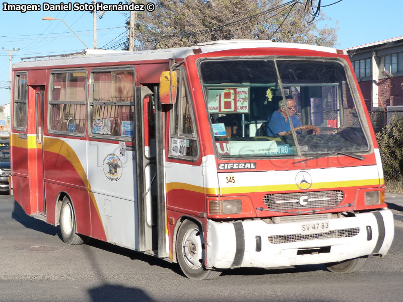 Ciferal Agilis / Mercedes Benz LO-814 / Línea B Transportes Ayquina S.A. (Calama)