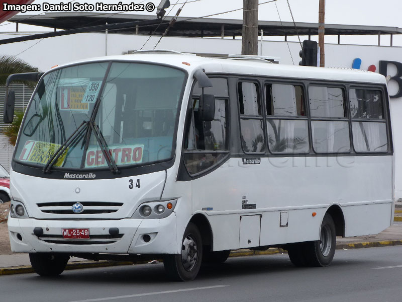 Mascarello Gran Micro / Mercedes Benz LO-812 / Línea N° 1 Arica