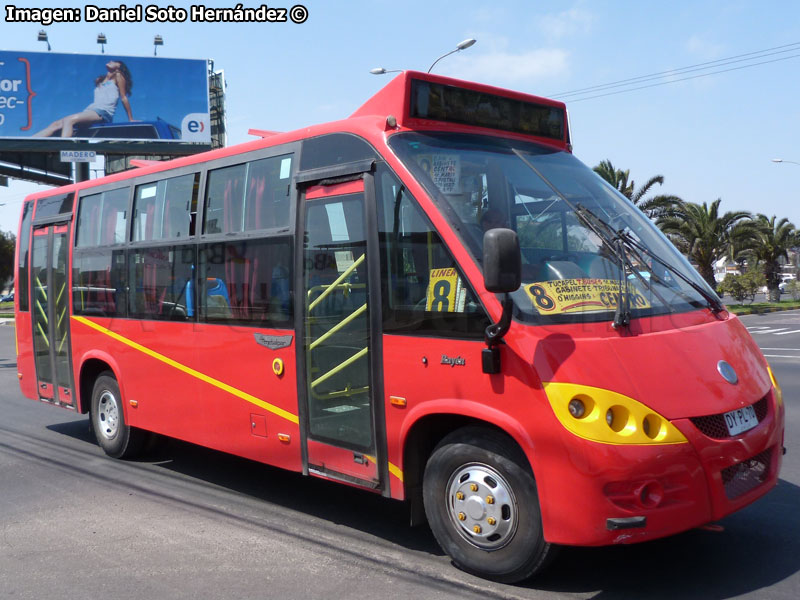 Metalpar Rayén (Youyi Bus ZGT6805DG) / Taxibuses 7 y 8 (Recorrido N° 8) Arica
