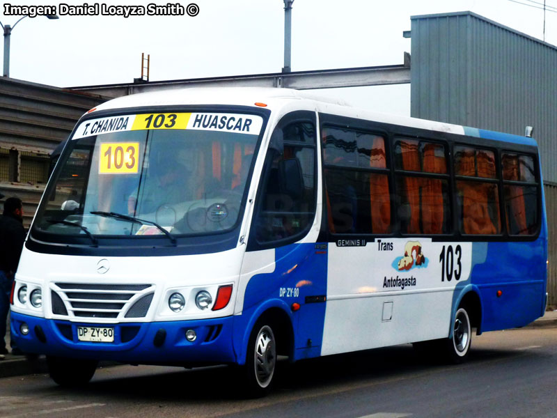 Inrecar Géminis II / Mercedes Benz LO-915 / Línea Nº 103 Trans Antofagasta