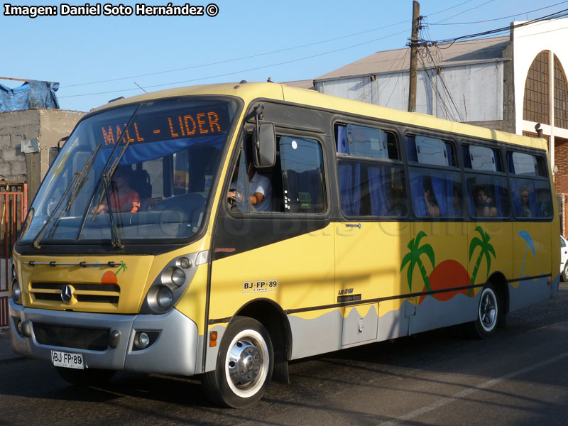 Induscar Caio Foz / Mercedes Benz LO-915 / Línea Nº 110 Trans Iquique