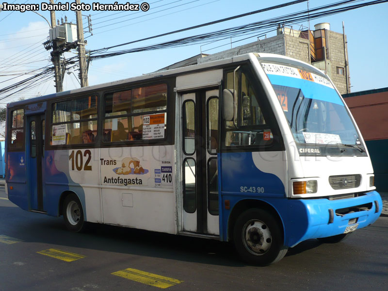 Ciferal Agilis / Mercedes Benz LO-814 / Línea Nº 102 Trans Antofagasta