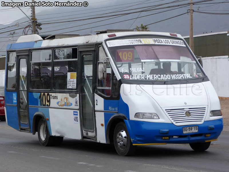 Metalpar Pucará 2000 / Mercedes Benz LO-814 / Línea N° 109 Trans Antofagasta