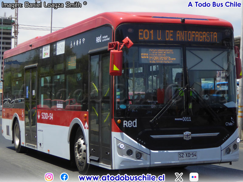 Zhong Tong LCK6106EVG / Línea E-01 Red Antofagasta de Movilidad