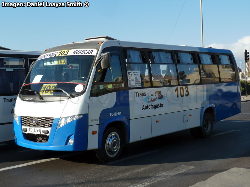 Volare W9 Urbano / Agrale MA-9.2 / Línea N° 103 Trans Antofagasta