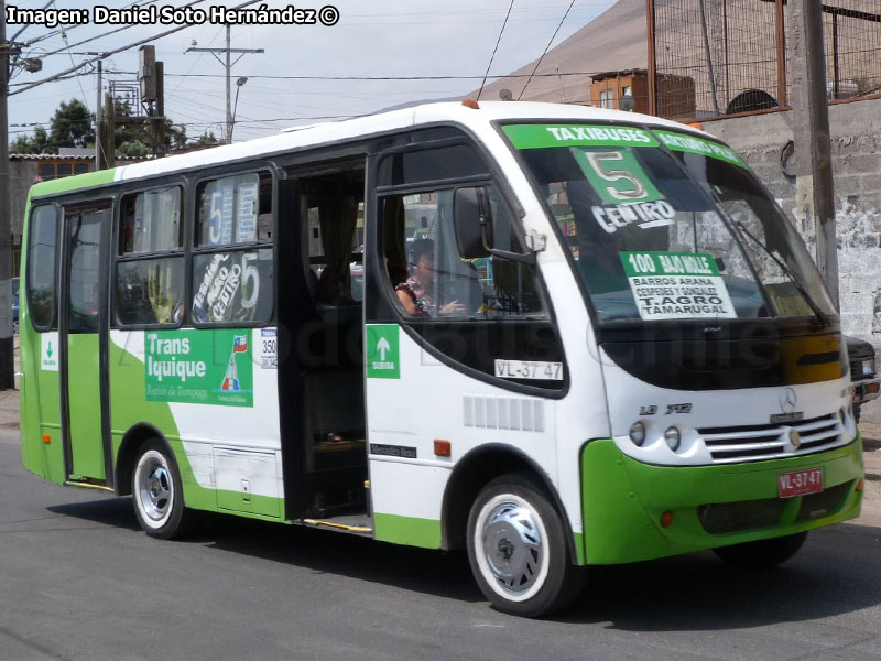 Induscar Caio Piccolo / Mercedes Benz LO-712 / Línea Nº 100 Trans Iquique