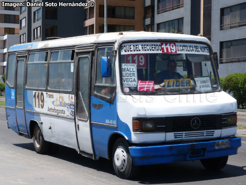 Metalpar Pucará 1 / Mercedes Benz LO-812 / Línea N° 119 Trans Antofagasta