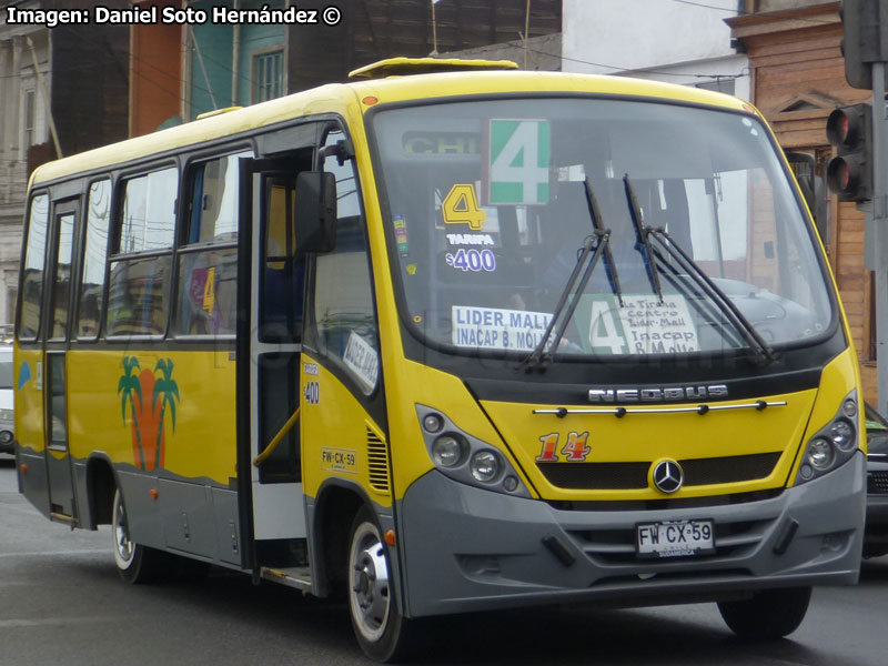 Neobus Thunder + / Mercedes Benz LO-915 / Línea N° 4 Iquique