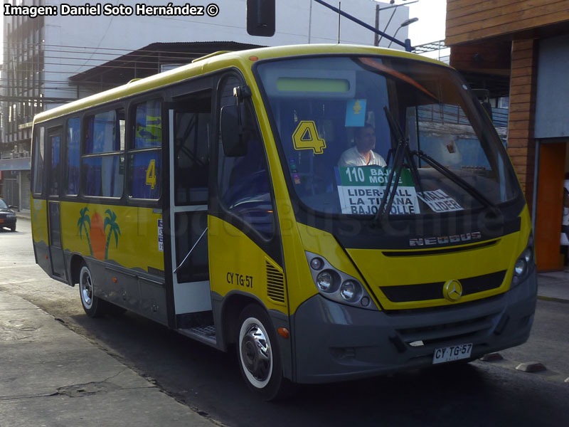 Neobus Thunder + / Mercedes Benz LO-812 / Línea Nº 110 Trans Iquique