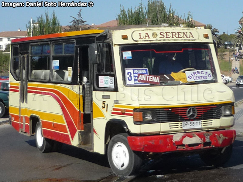 Carrocerías Alkaser / Mercedes Benz LO-809 / Línea Intercomunal Sur LINCOSUR (La Serena)