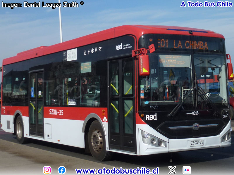 Zhong Tong LCK6106EVG / Línea E-01 Red Antofagasta de Movilidad