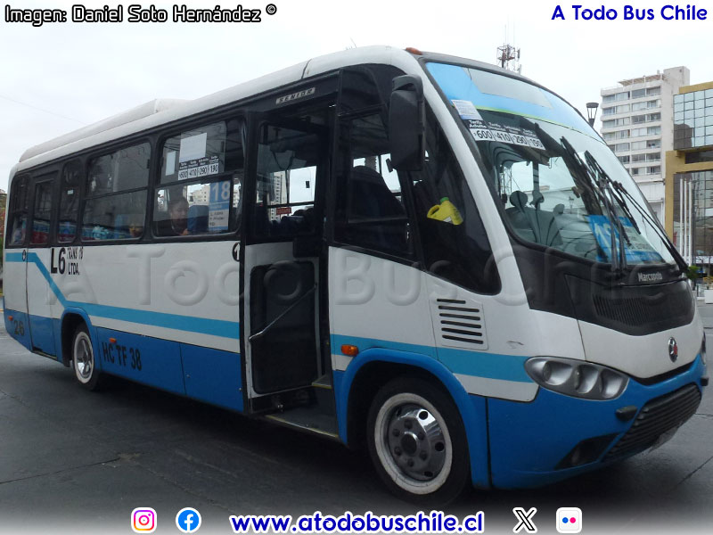 Marcopolo Senior / Mercedes Benz LO-915 / Línea N° 6 Iquique