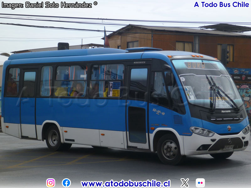 Marcopolo Senior / Mercedes Benz LO-915 / Línea N° 121 Trans Satélite S.A. (Iquique)