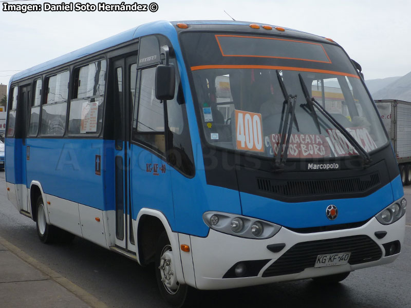 Marcopolo Senior / Mercedes Benz LO-916 BlueTec5 / Línea N° 400 Trans Satélite S.A. (Iquique)