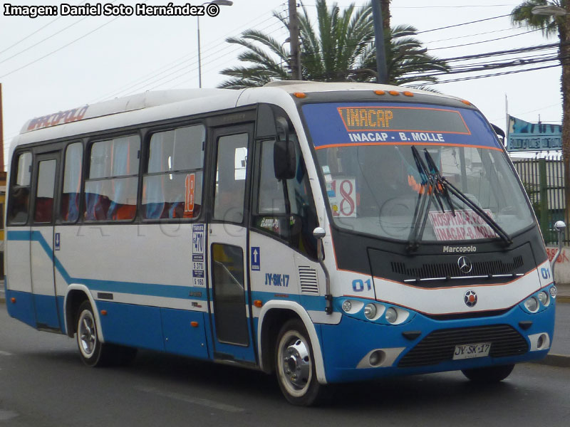 Marcopolo Senior / Mercedes Benz LO-915 / Línea N° 18 Iquique