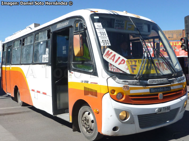 Busscar Micruss / Mercedes Benz LO-915 / Variante F Línea 177 S.A. (Calama)