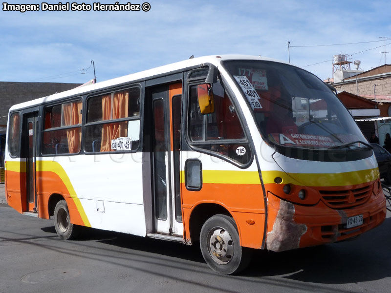 Neobus Thunder + / Agrale MA-8.5TCA / Línea A Transportes Ayquina S.A. (Calama)