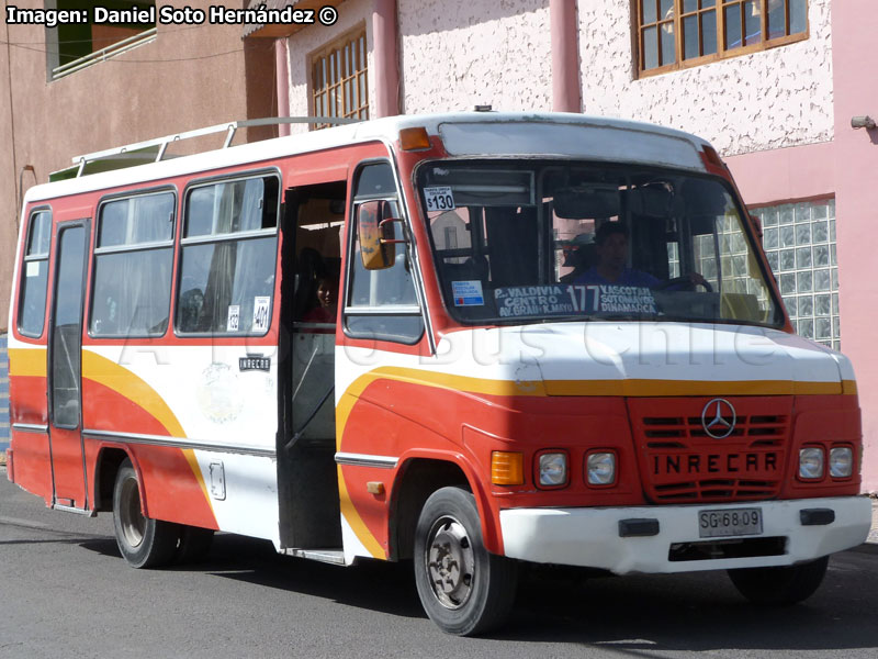 Inrecar / Mercedes Benz LO-814 / Línea Nº 177 Calama