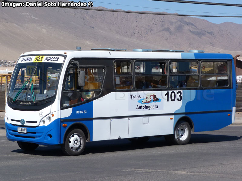 Mascarello Gran Mini / Mercedes Benz LO-812 / Línea N° 103 Trans Antofagasta