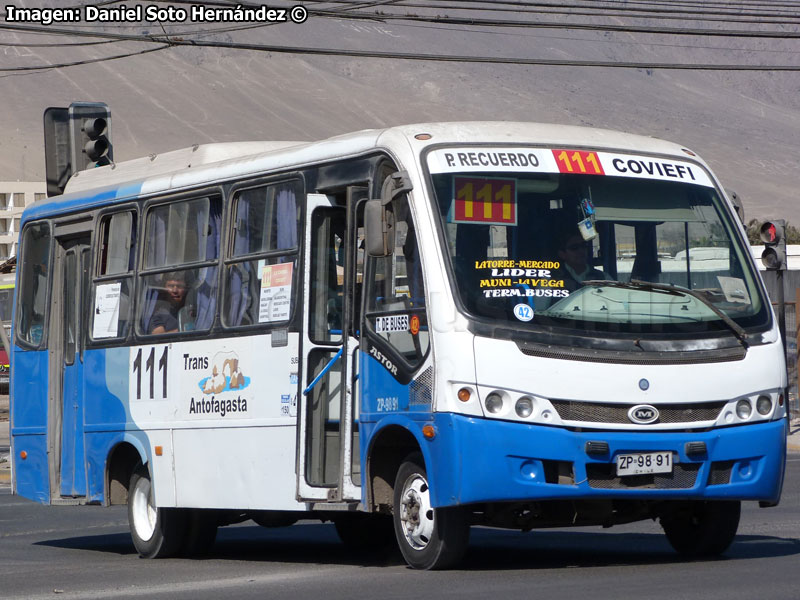 Maxibus Astor / Mercedes Benz LO-914 / Línea N° 111 Trans Antofagasta